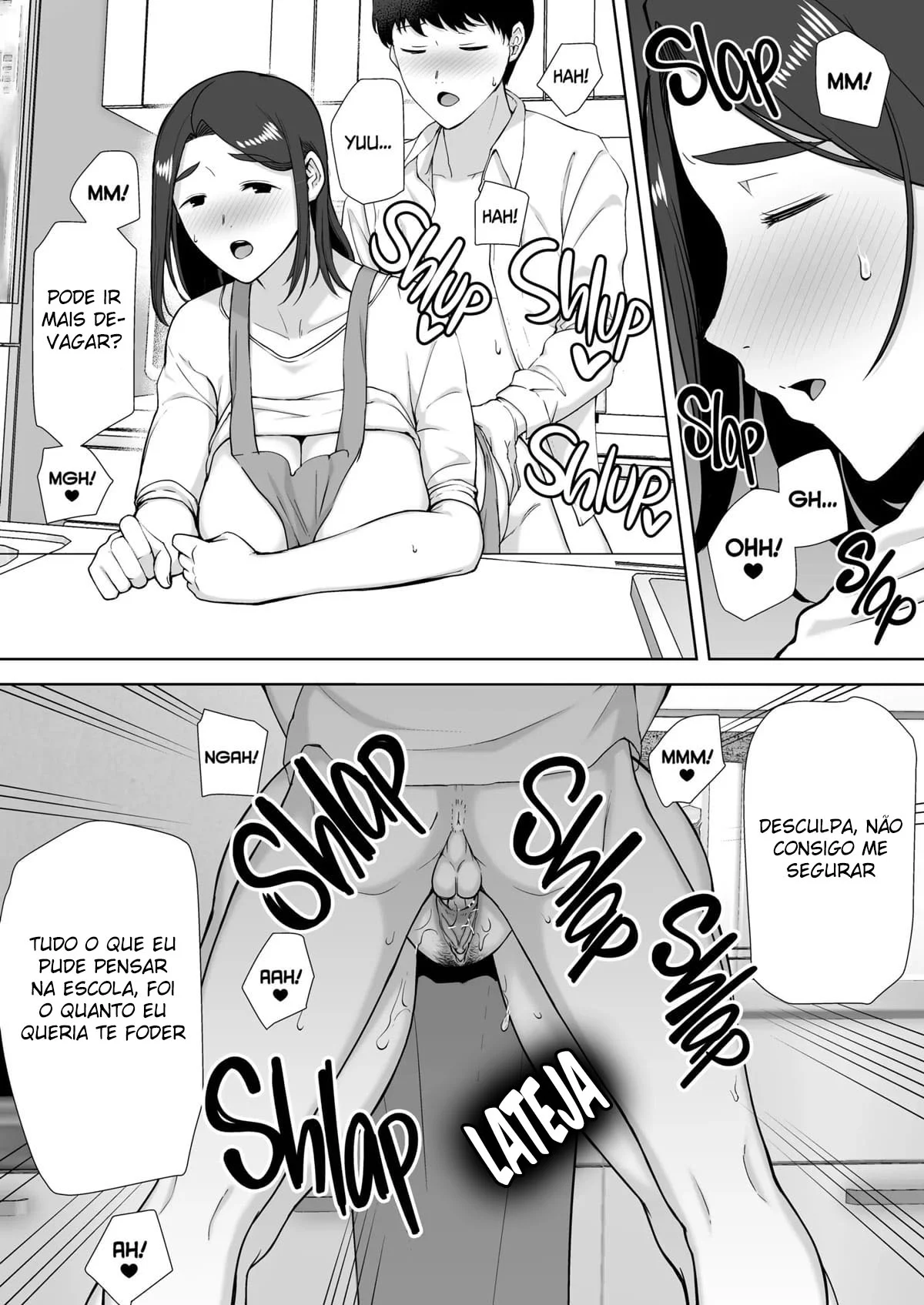 Minha Mãe Me Domina na Cama - Sexo Explícito em HQ Minha Mãe Me Domina na Cama - Sexo Explícito em HQ