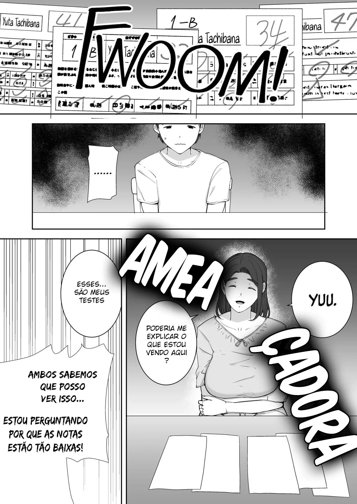 Minha Mãe Me Domina na Cama - Sexo Explícito em HQ