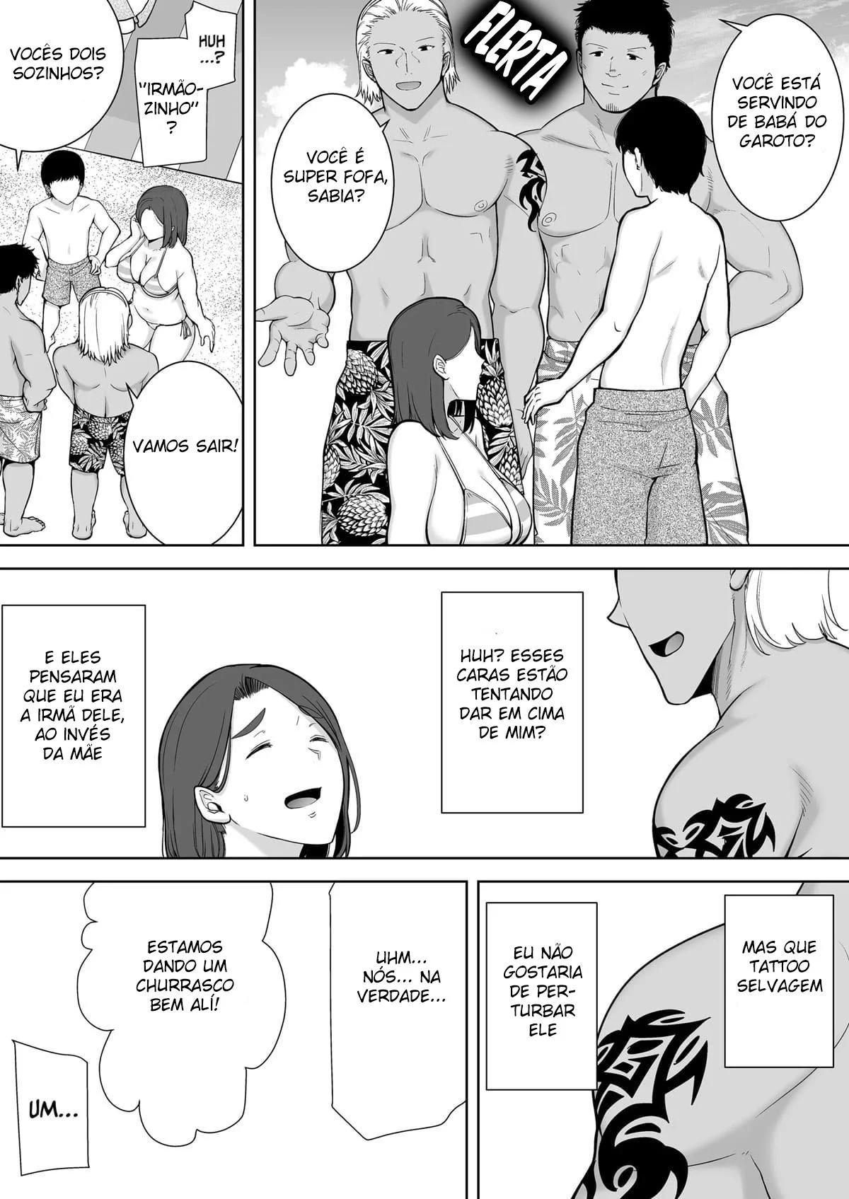 Mamãe Safada Me Ensina a Gozar - Hentai Explícito em HQ