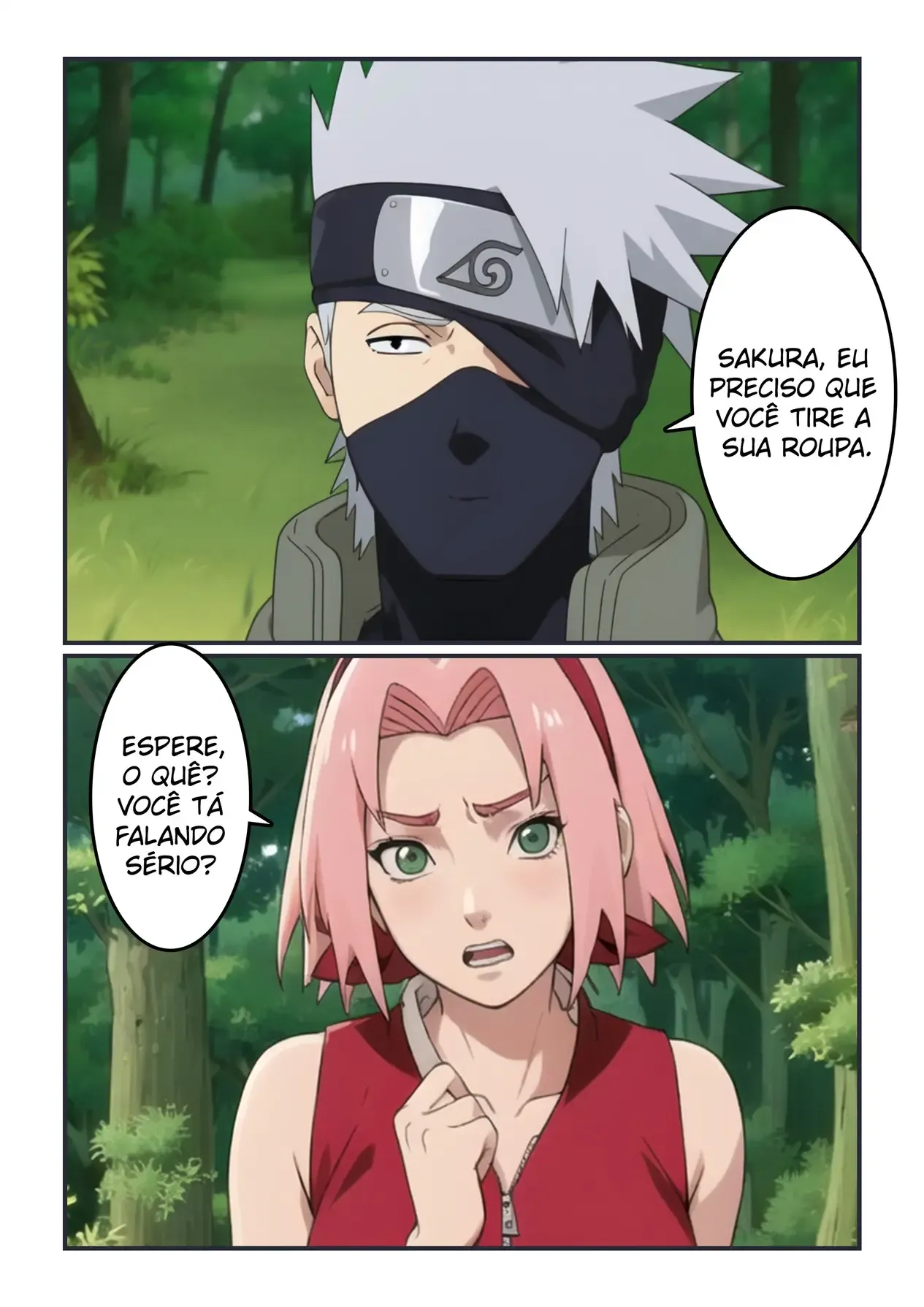 Kakashi Dominando Sakura - Sexo Explícito nos Quadrinhos de Naruto