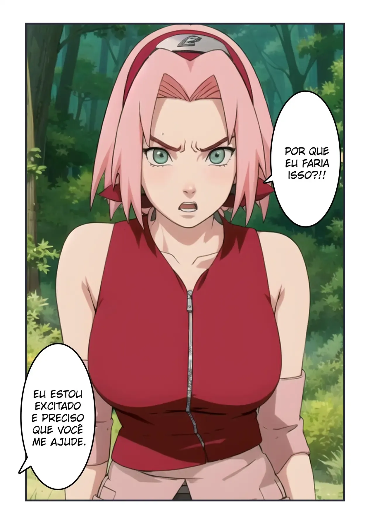 Kakashi Dominando Sakura - Sexo Explícito nos Quadrinhos de Naruto
