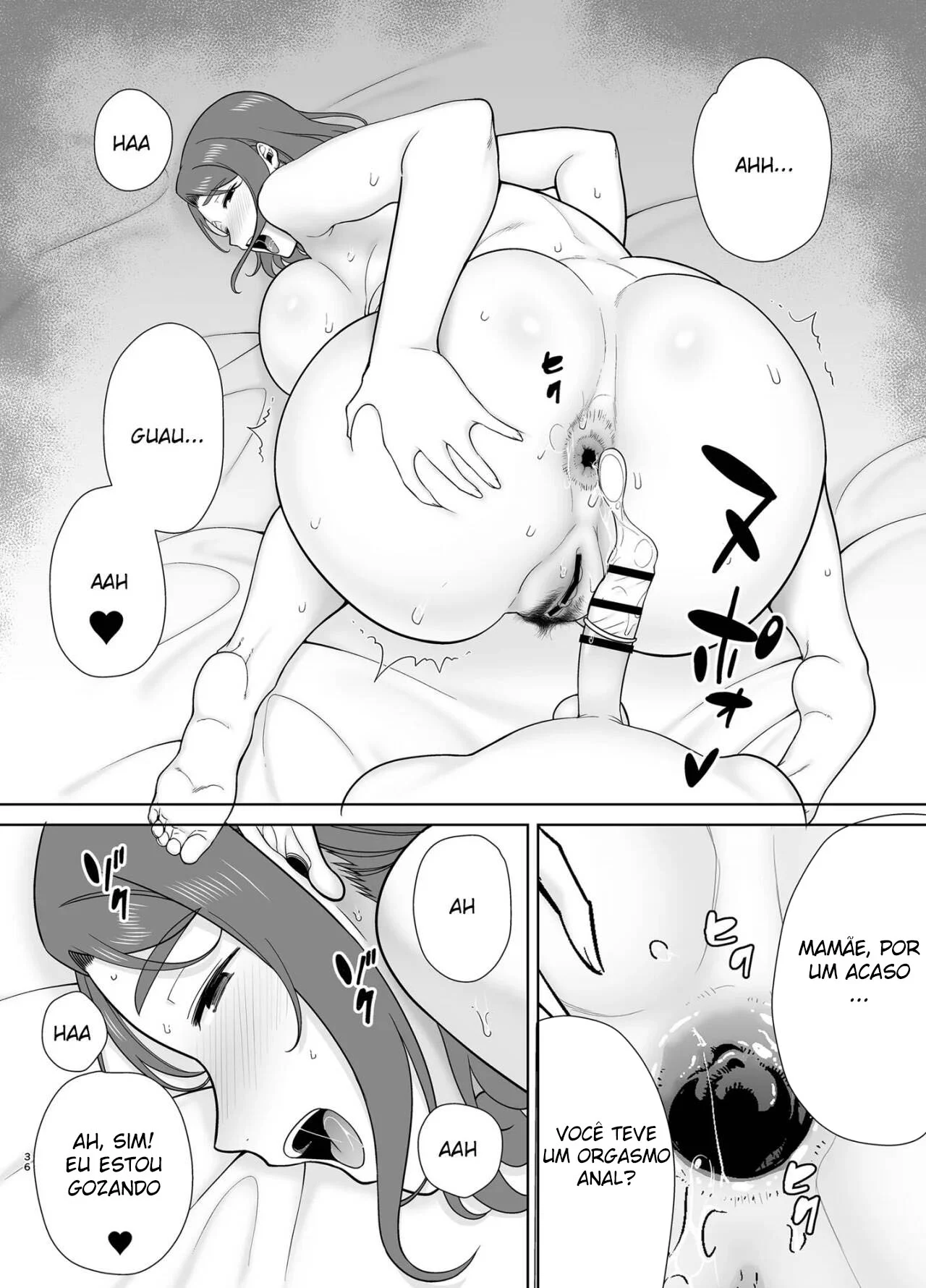 Mãe Safada Exibe o Corpo para o Filho em Quadrinhos Eróticos