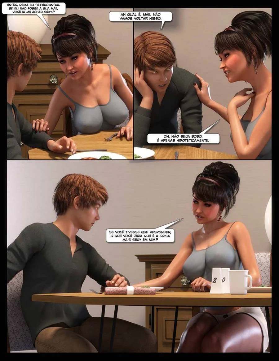 Mamãe Saudável: Hentai 3D Exibindo Fodas Quentes em Quadrinhos