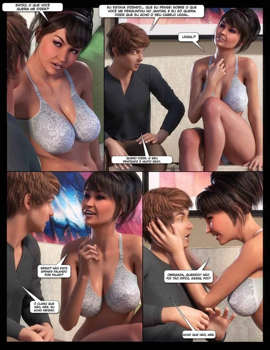 Mamãe Saudável: Hentai 3D Exibindo Fodas Quentes em Quadrinhos