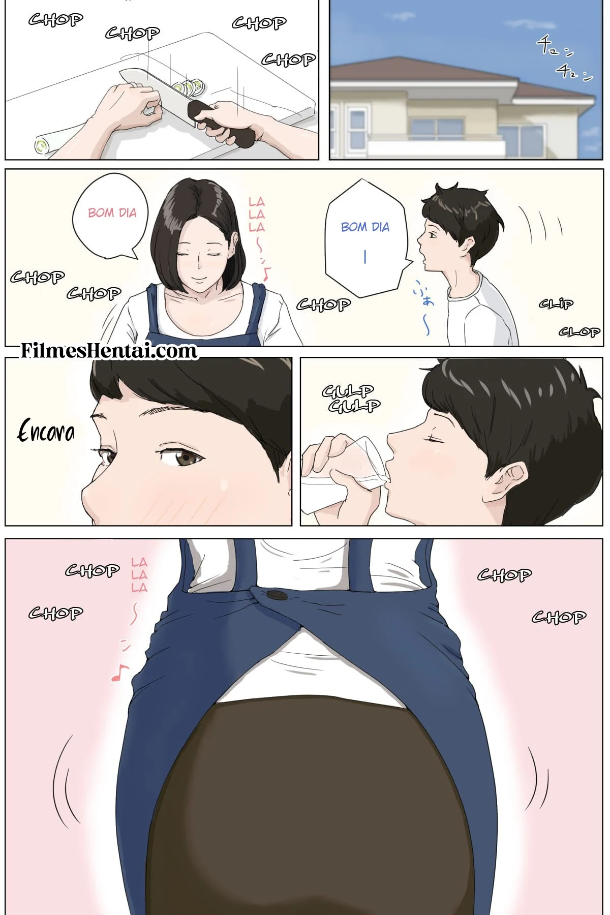 Minha Mãe Me Provoca com Sexo Explícito em HQ Picante