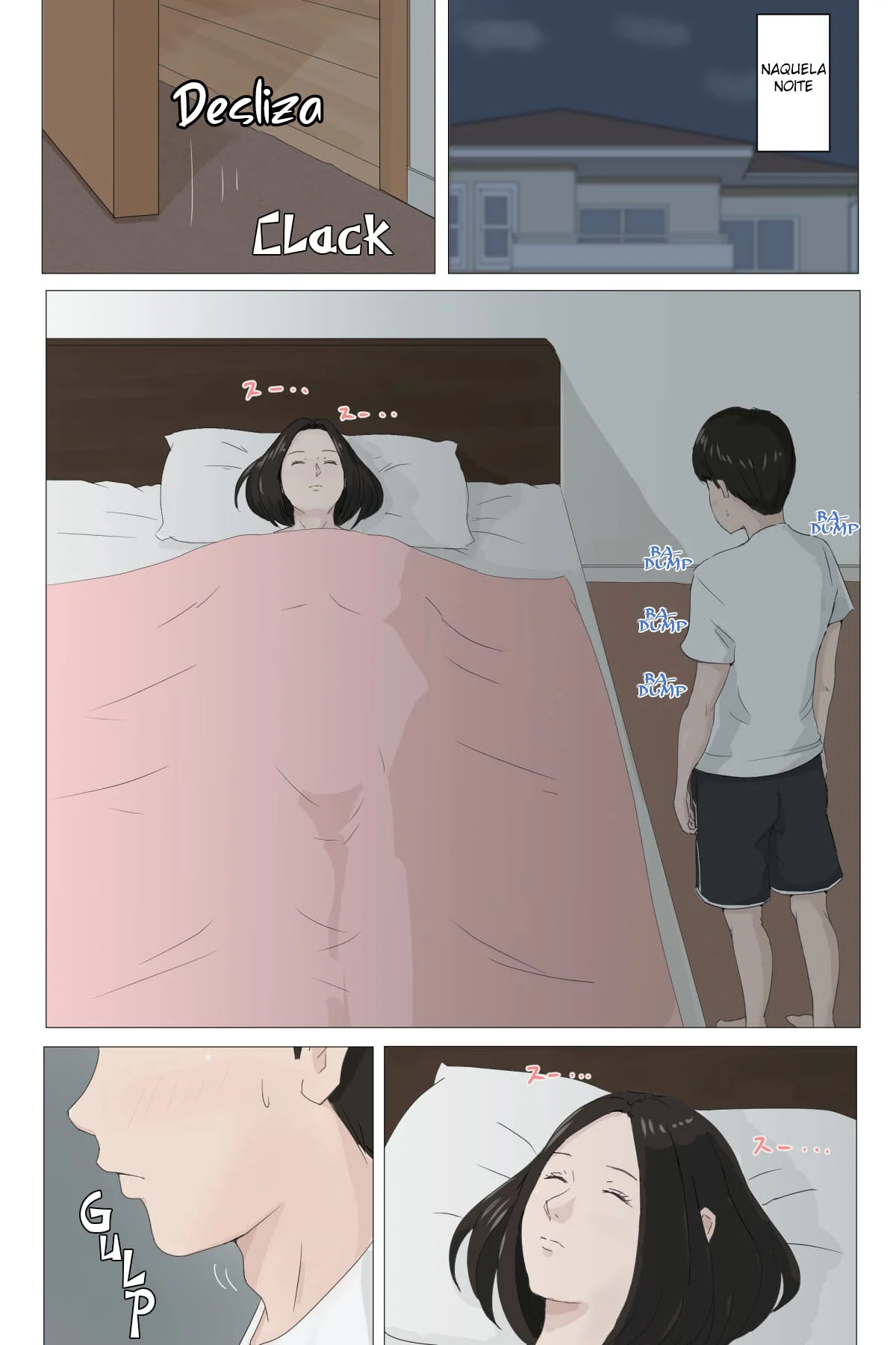 Minha Mãe Me Provoca com Sexo Explícito em HQ Picante