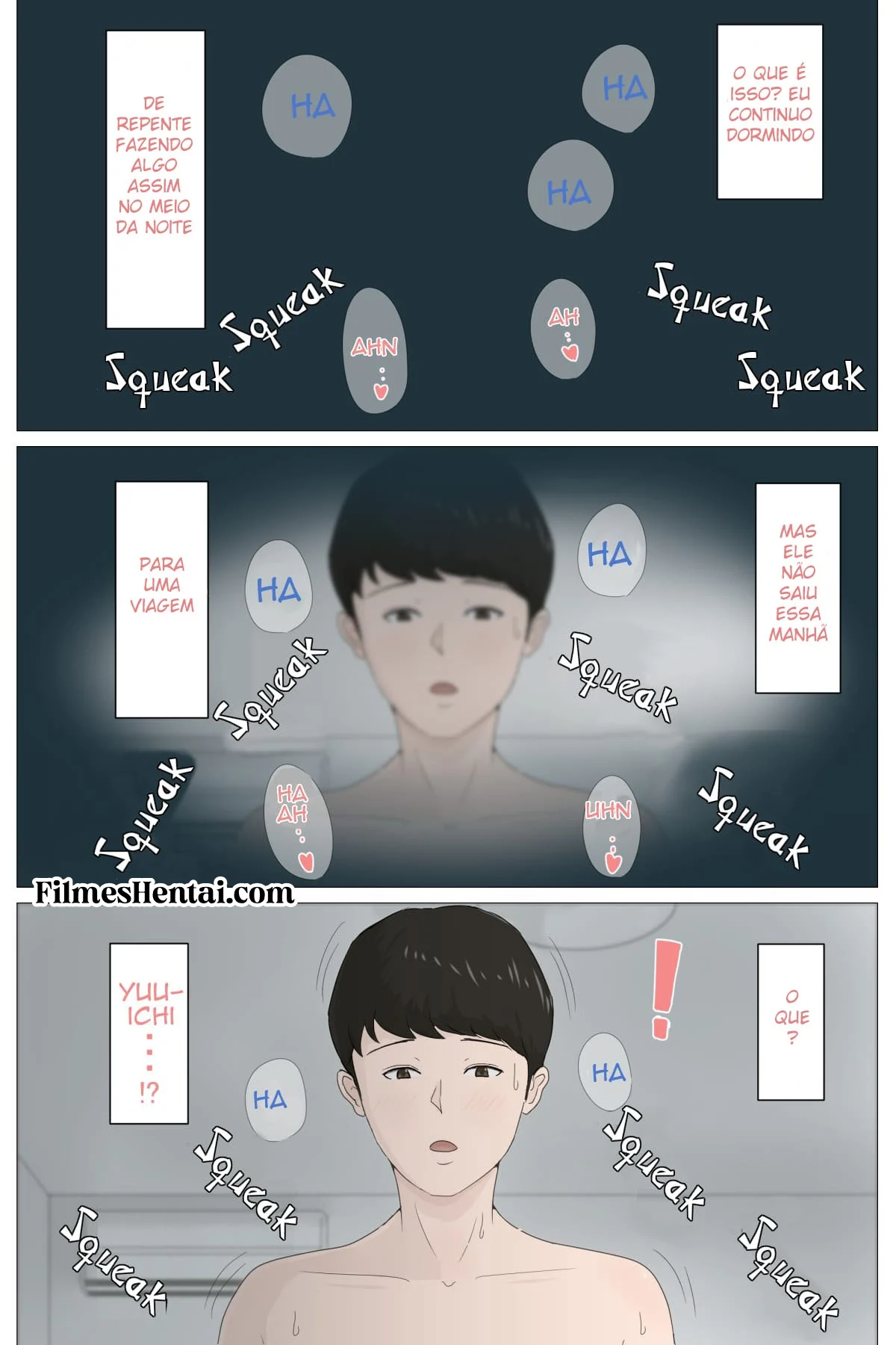 Minha Mãe Me Provoca com Sexo Explícito em HQ Picante