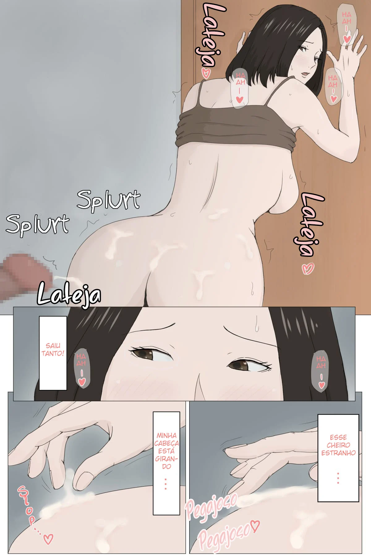 Minha Mãe Me Provoca com Sexo Explícito em HQ Picante