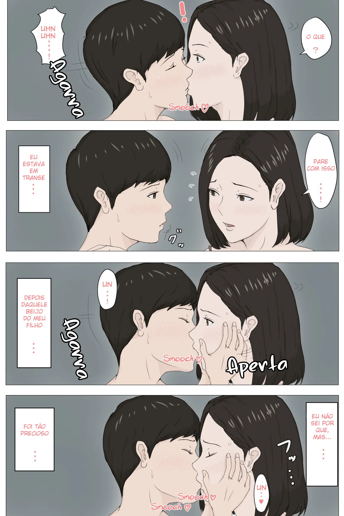 Minha Mãe Me Provoca com Sexo Explícito em HQ Picante