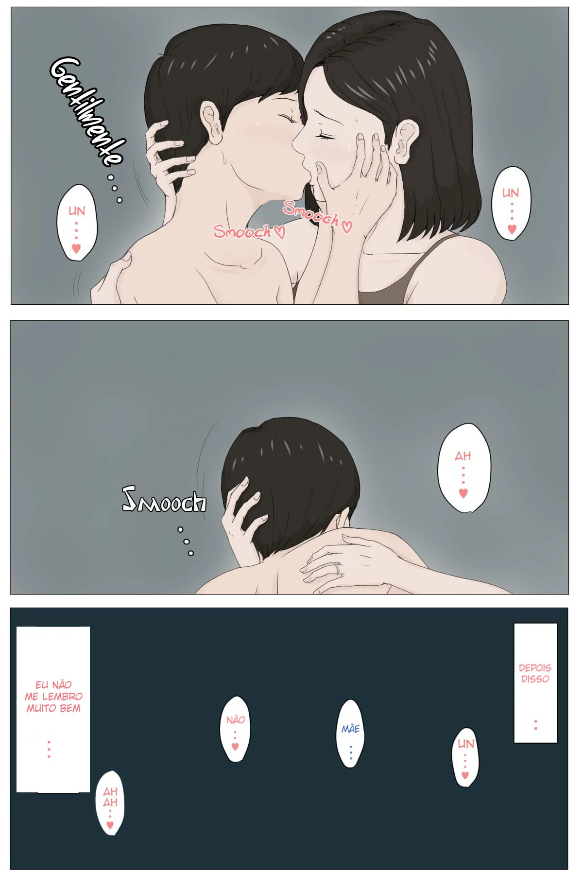 Minha Mãe Me Provoca com Sexo Explícito em HQ Picante