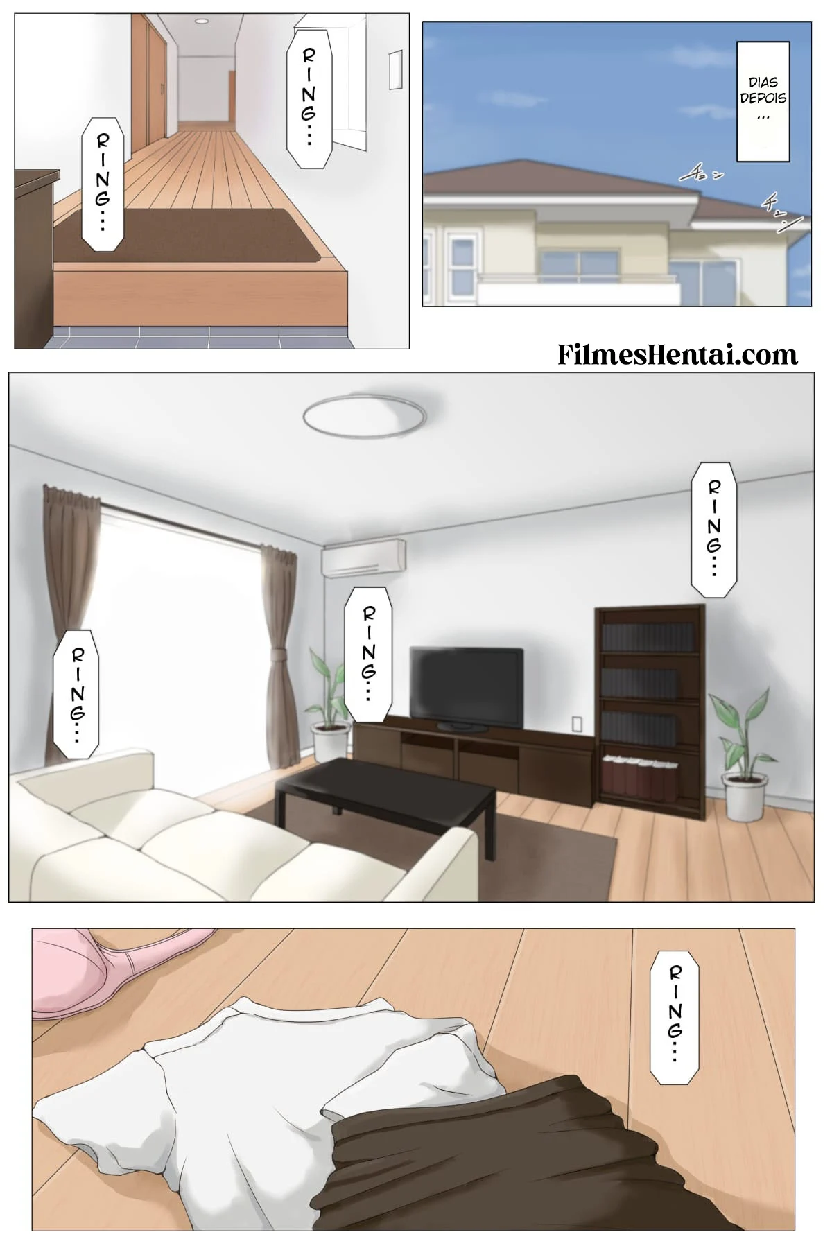 Minha Mãe Me Provoca com Sexo Explícito em HQ Picante