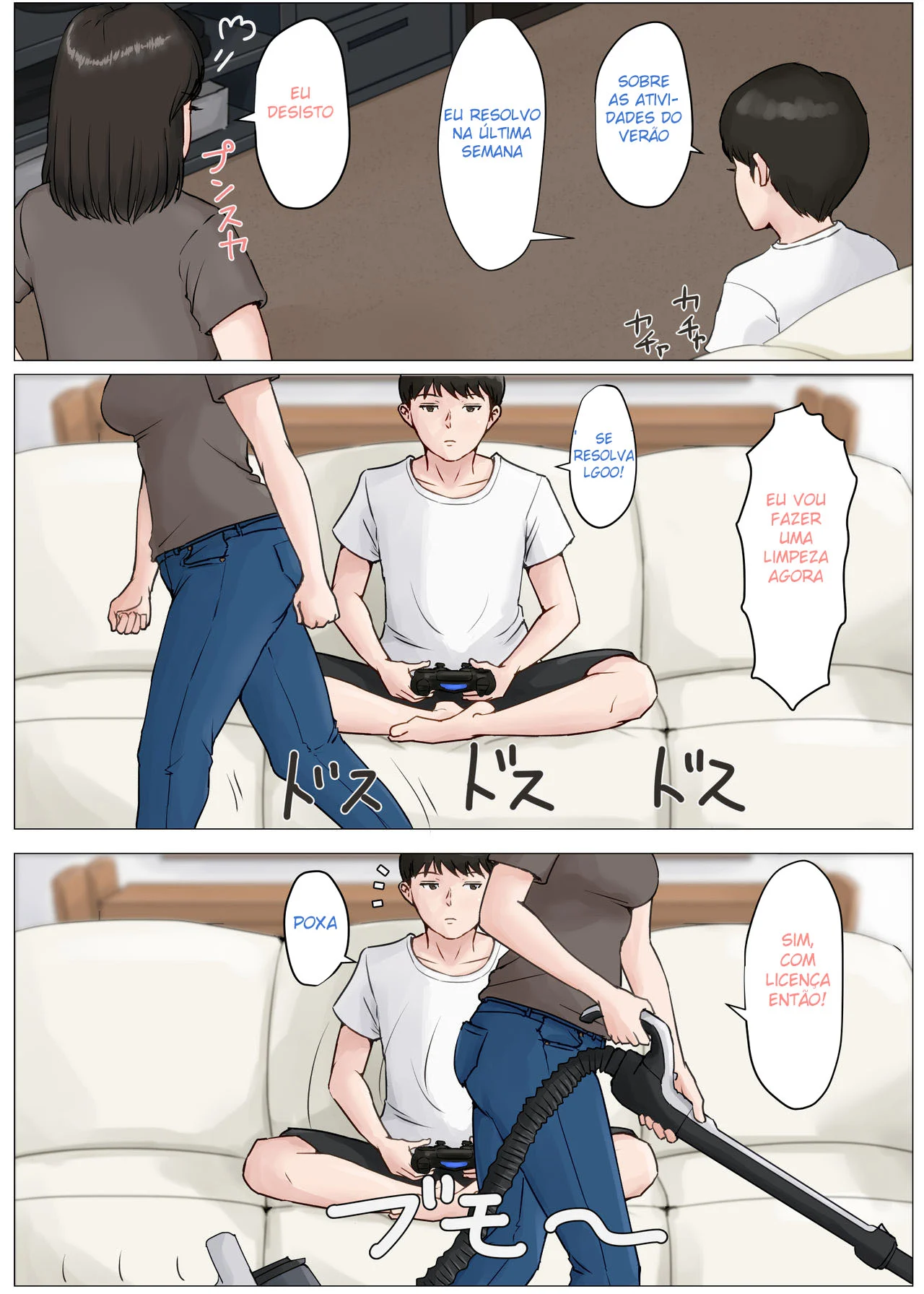 Livro Proibido: Gemendo no Quarto com Minha Mãe - Capítulo Explícito