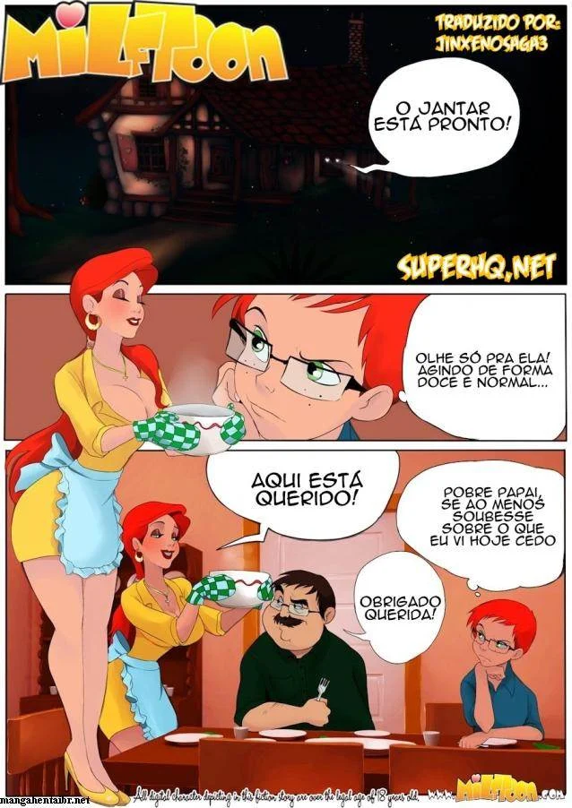 Por Trás das Cortinas da Minha Mãe: Confissões Incestuosas em Quadrinhos Hot