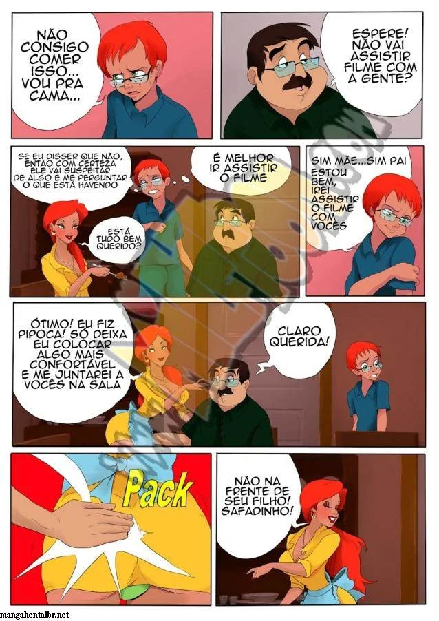 Por Trás das Cortinas da Minha Mãe: Confissões Incestuosas em Quadrinhos Hot