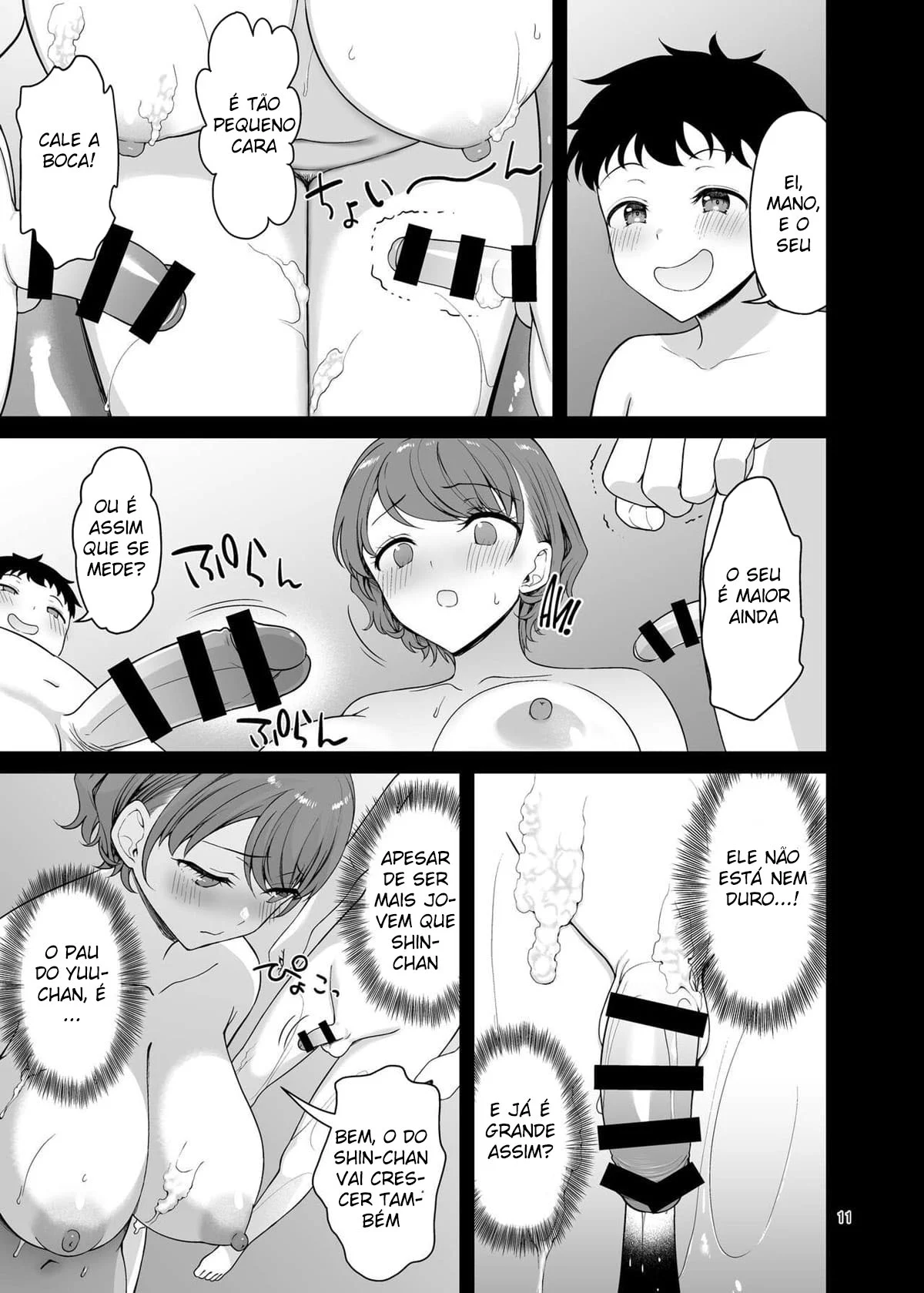 Minha Mãe Só Vira uma Vadia Pro Meu Irmãozinho - Sexo Explícito em Família