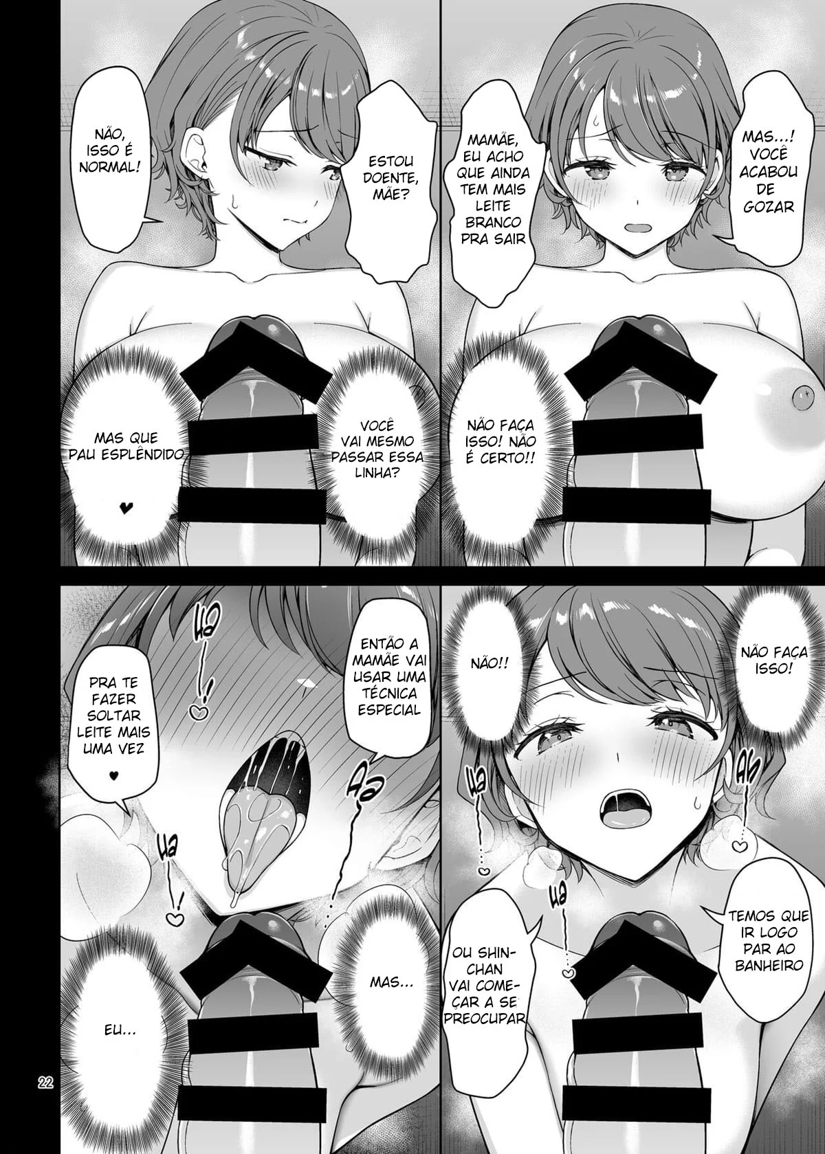 Minha Mãe Só Vira uma Vadia Pro Meu Irmãozinho - Sexo Explícito em Família