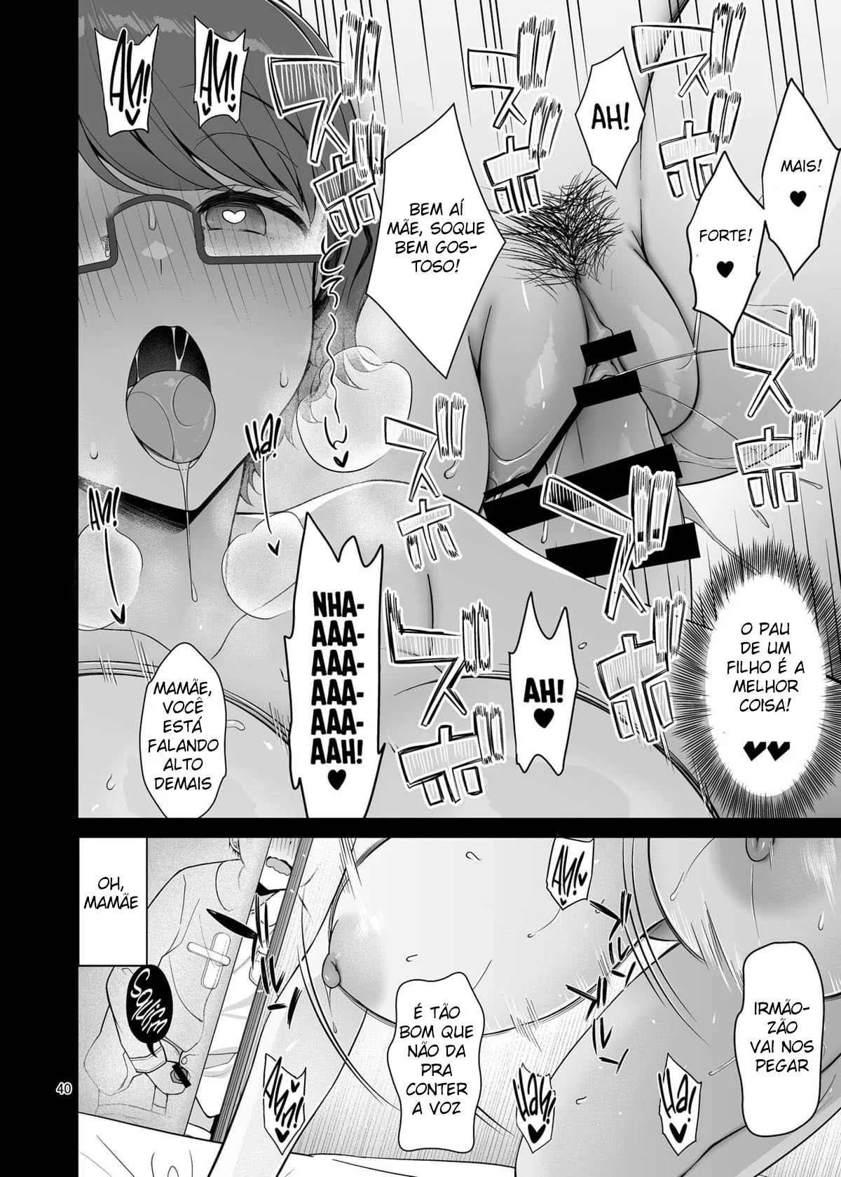 Minha Mãe Só Vira uma Vadia Pro Meu Irmãozinho - Sexo Explícito em Família