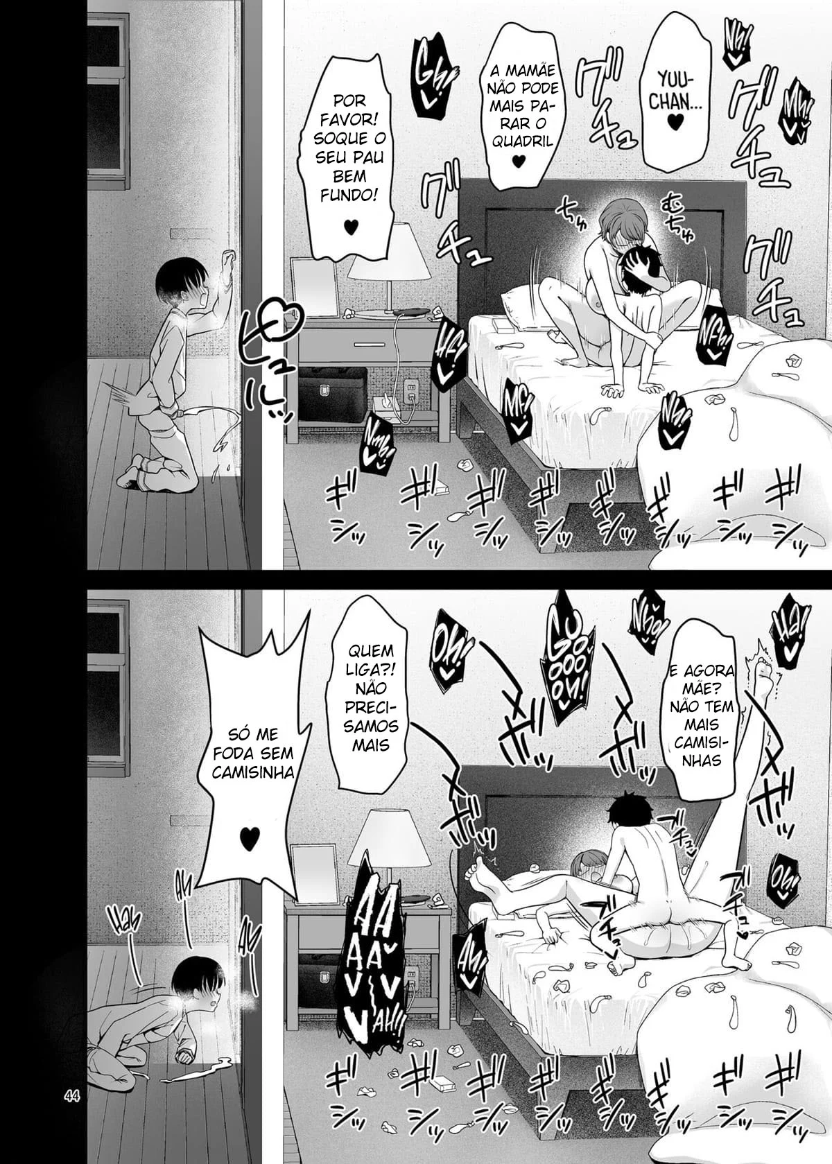 Minha Mãe Só Vira uma Vadia Pro Meu Irmãozinho - Sexo Explícito em Família