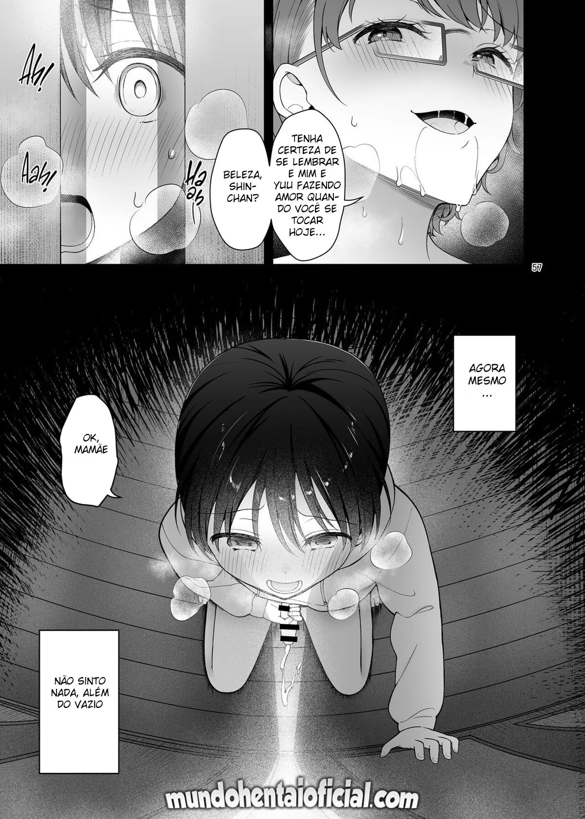 Minha Mãe Só Vira uma Vadia Pro Meu Irmãozinho - Sexo Explícito em Família