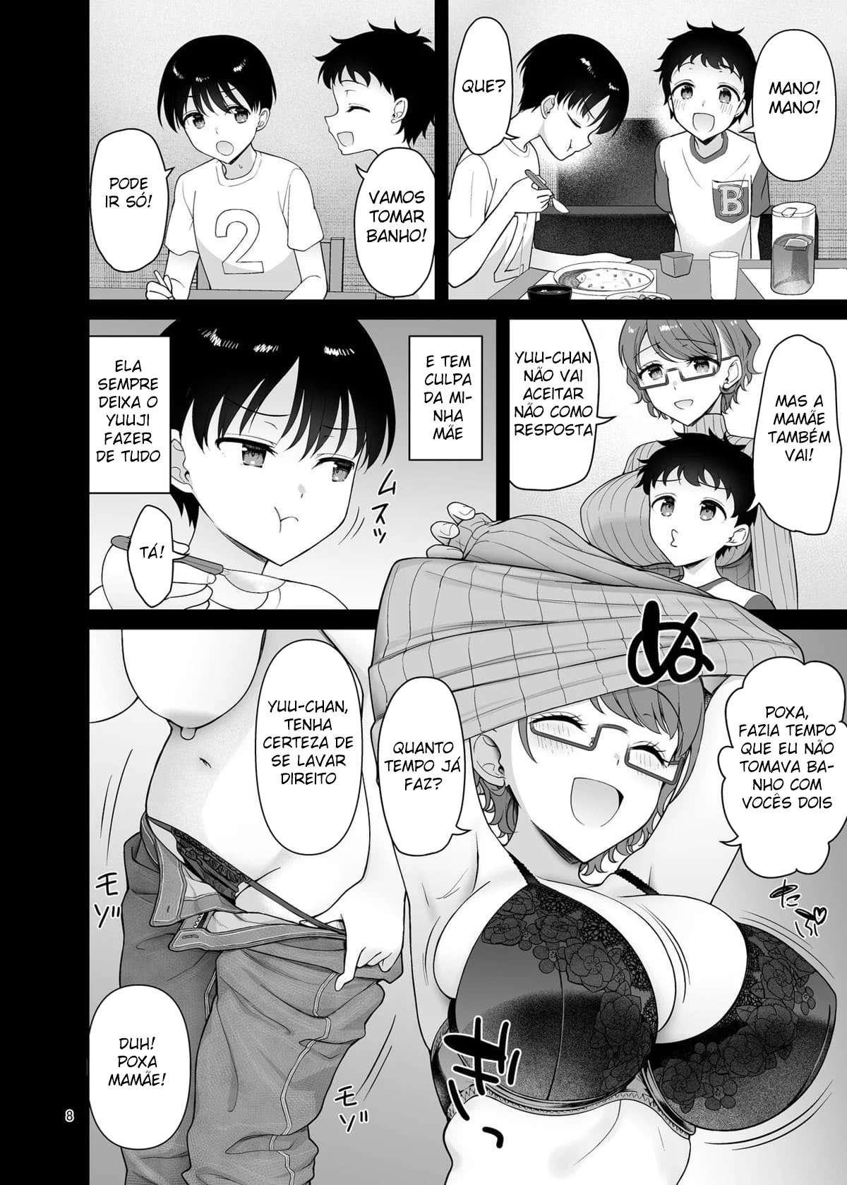 Minha Mãe Só Vira uma Vadia Pro Meu Irmãozinho - Sexo Explícito em Família