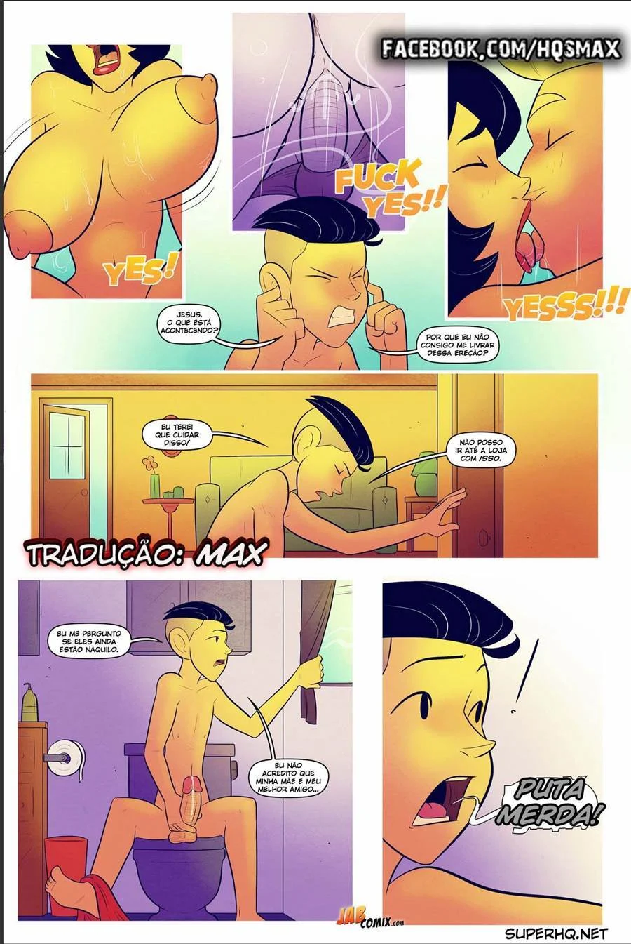 Mamãe Puta: HQ Adulta de Sexo Explícito com Incesto Proibido