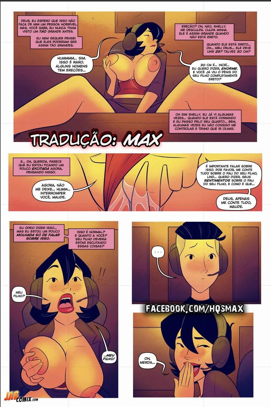 Mamãe Puta: HQ Adulta de Sexo Explícito com Incesto Proibido