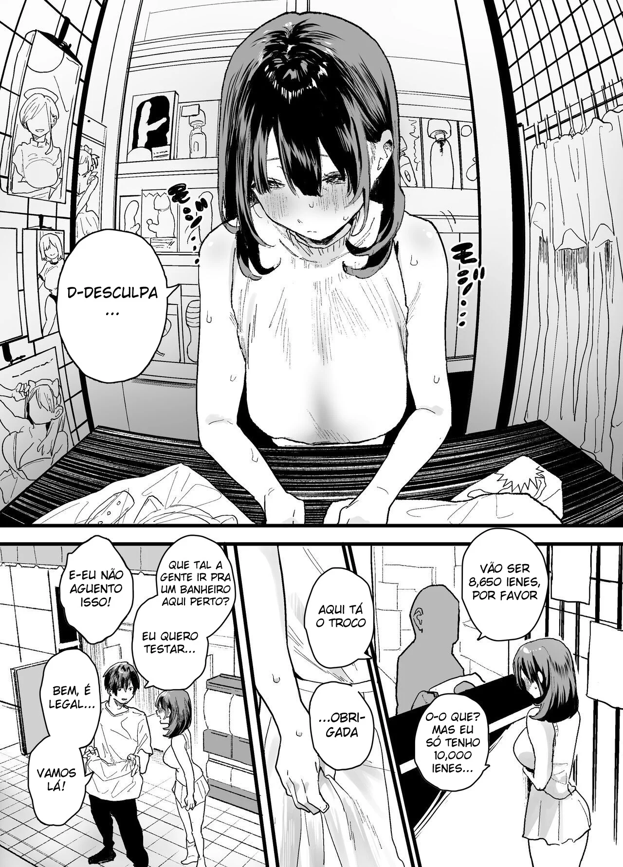 Minha Parceira de Trabalho Fugiu e Me Procura Pelada Para Transar Sem Parar