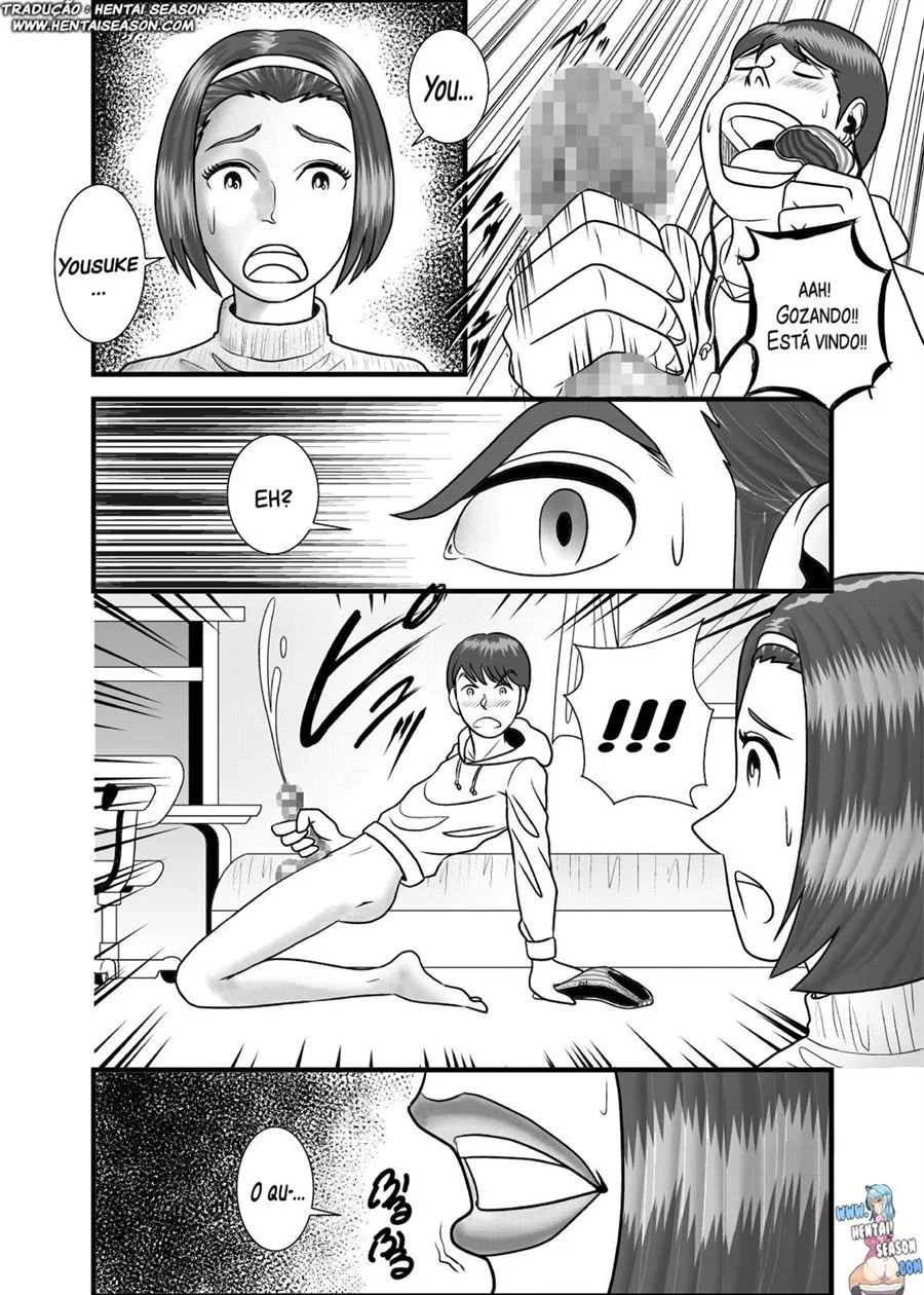 Puta Mãe Me Ensina a Foder - Quadrinhos Eróticos com Incesto Explícito