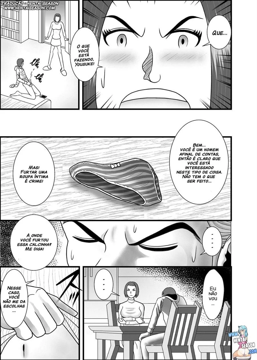 Puta Mãe Me Ensina a Foder - Quadrinhos Eróticos com Incesto Explícito