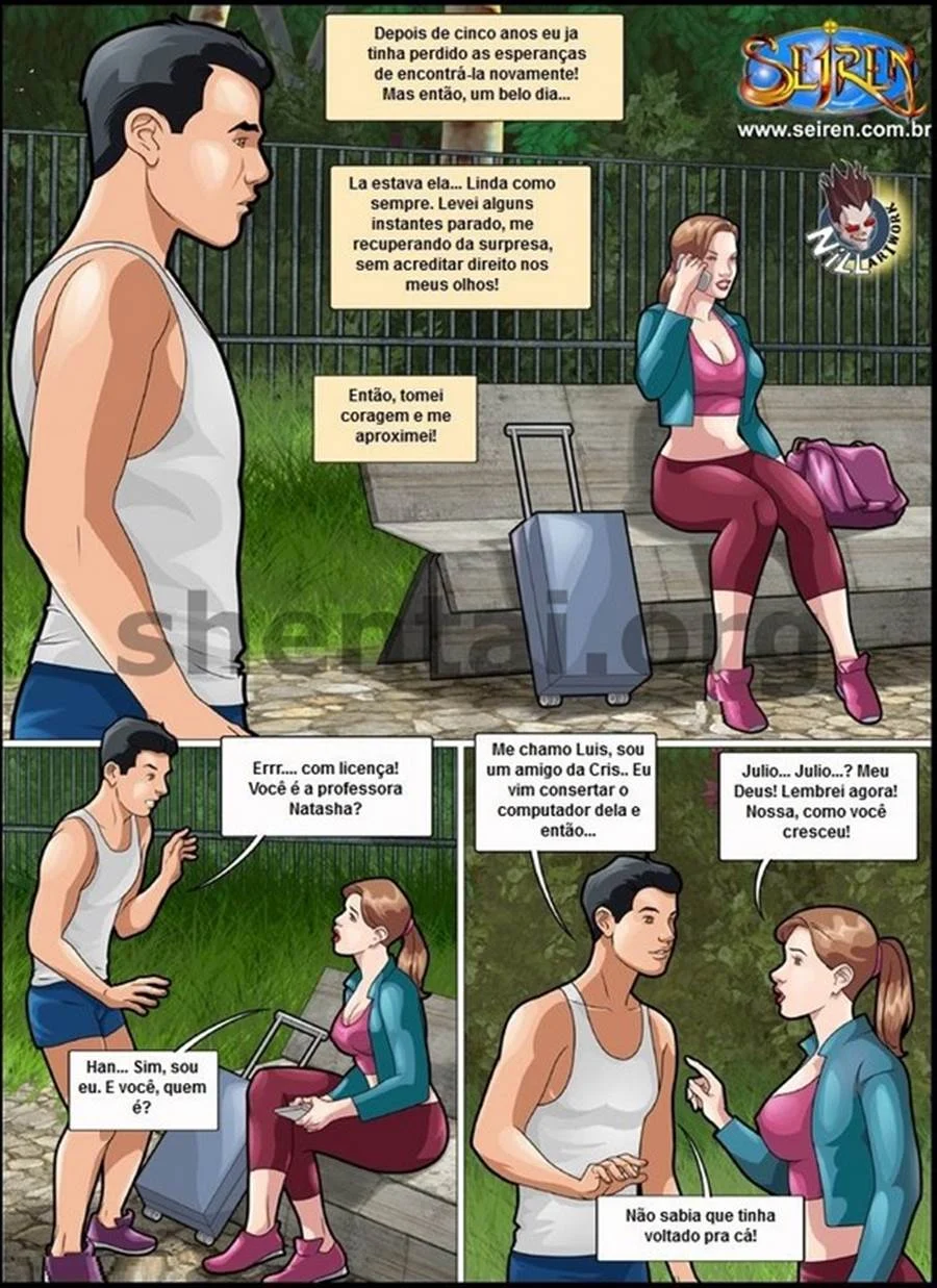 Professora Dominante Arromba o Aluno no Primeiro Dia de Aula