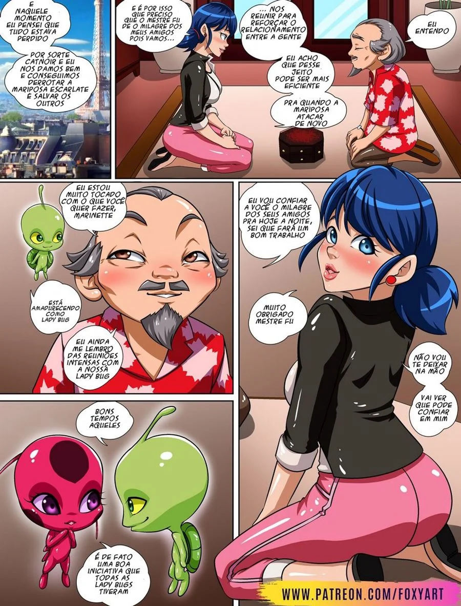 Maiores Transas de Miraculous Ladybug - Quadrinhos Eróticos Explícitos