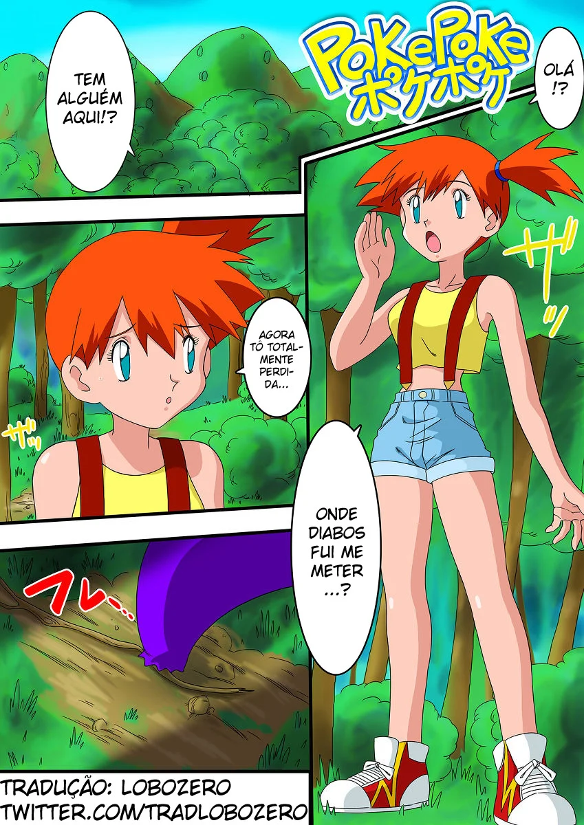 Pokémon proibido: Misty dando de quatro e sendo arregaçada com tesão