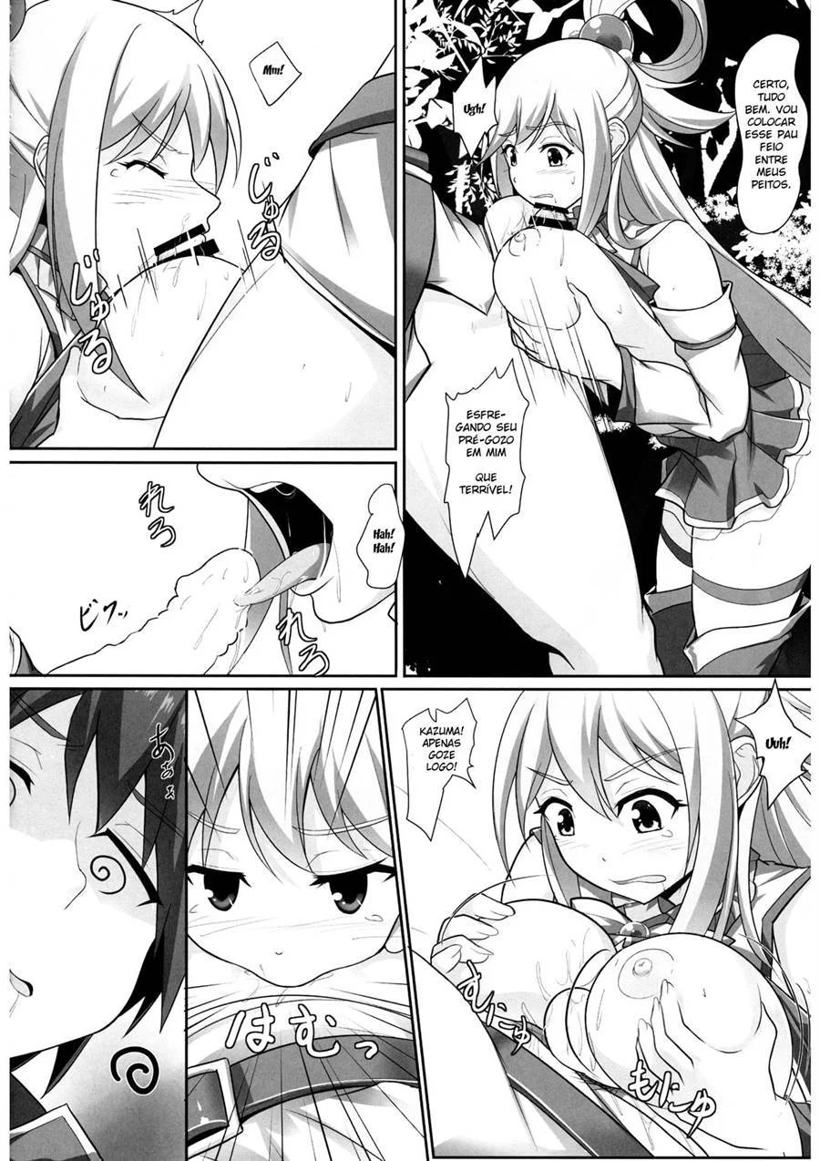 Deusas Aquáticas Submissas: Perversões Explícitas de KonoSuba em HQ