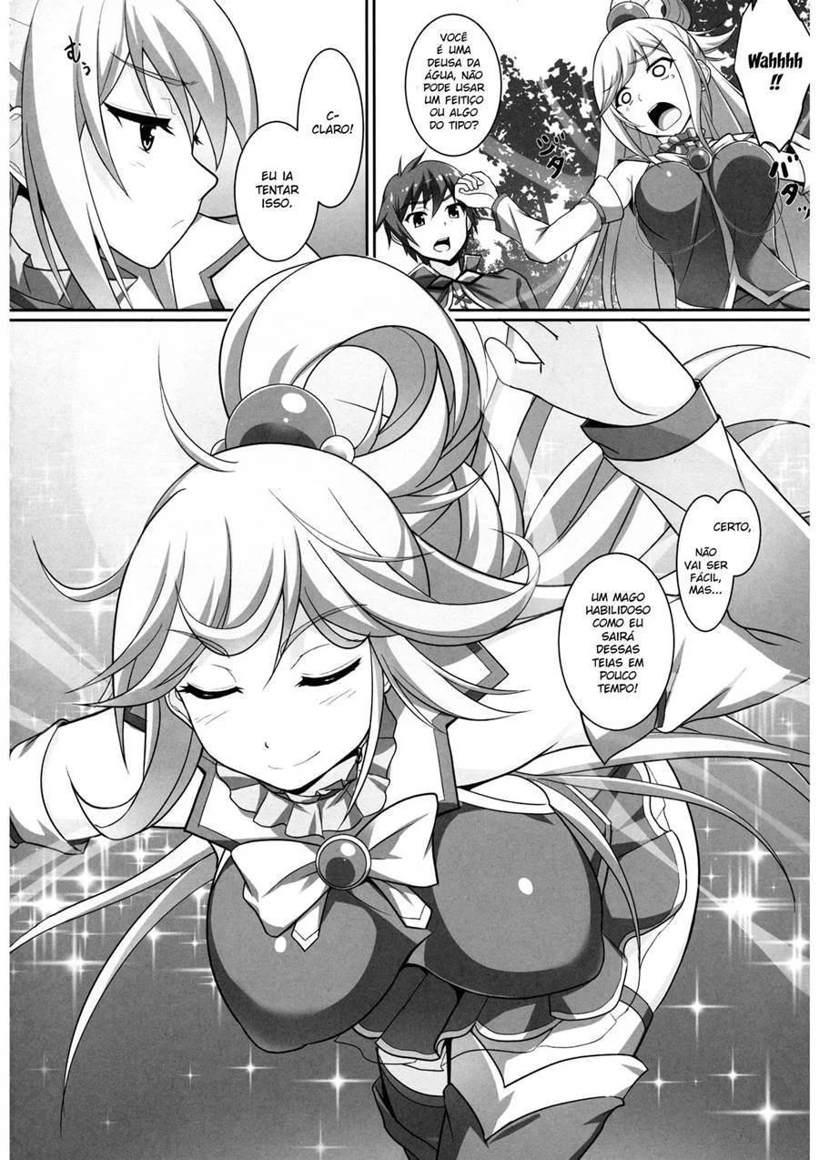 Deusas Aquáticas Submissas: Perversões Explícitas de KonoSuba em HQ