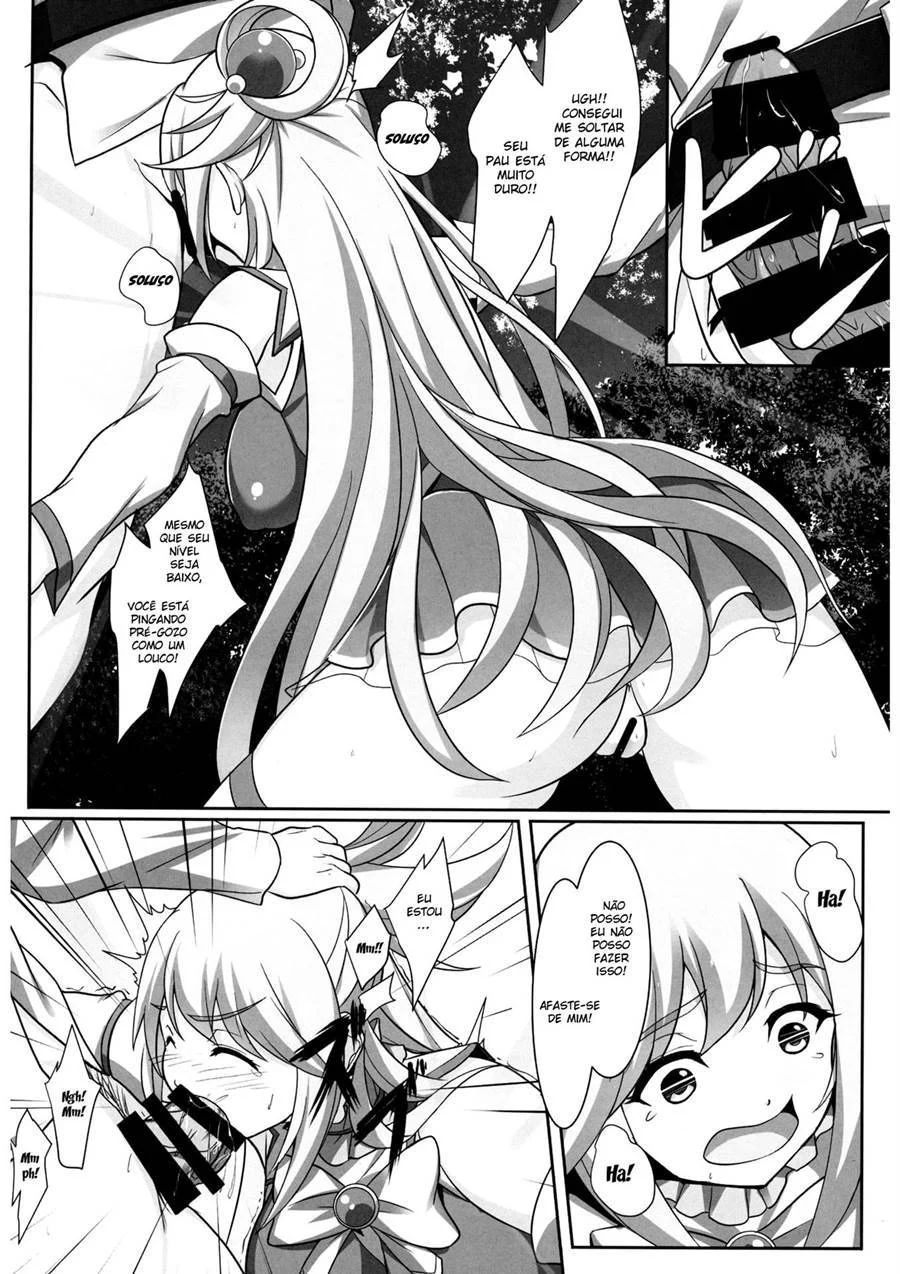 Deusas Aquáticas Submissas: Perversões Explícitas de KonoSuba em HQ