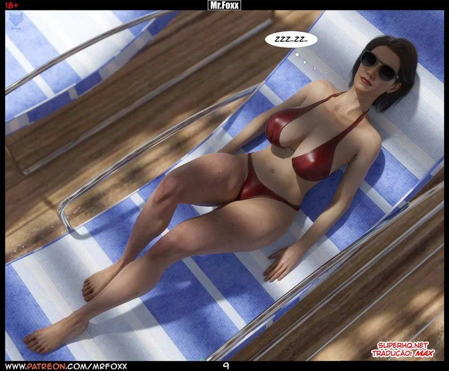 Mamãe Trai com Macho Gostoso - HQ 3D Explícita de Fudelância