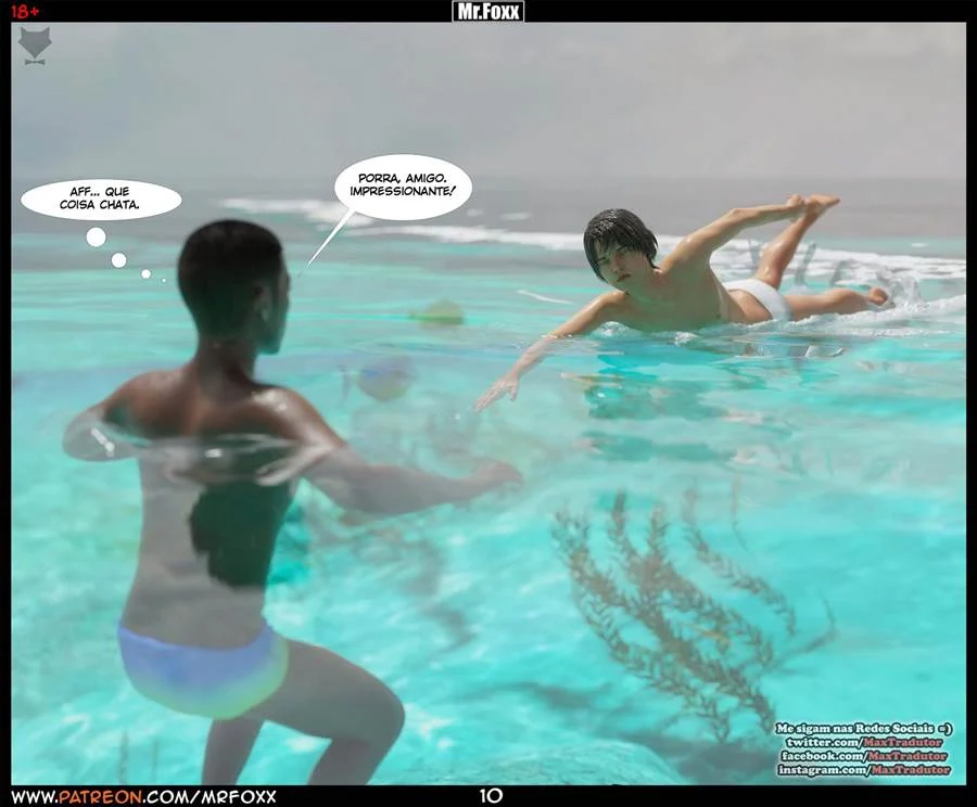 Mamãe Trai com Macho Gostoso - HQ 3D Explícita de Fudelância