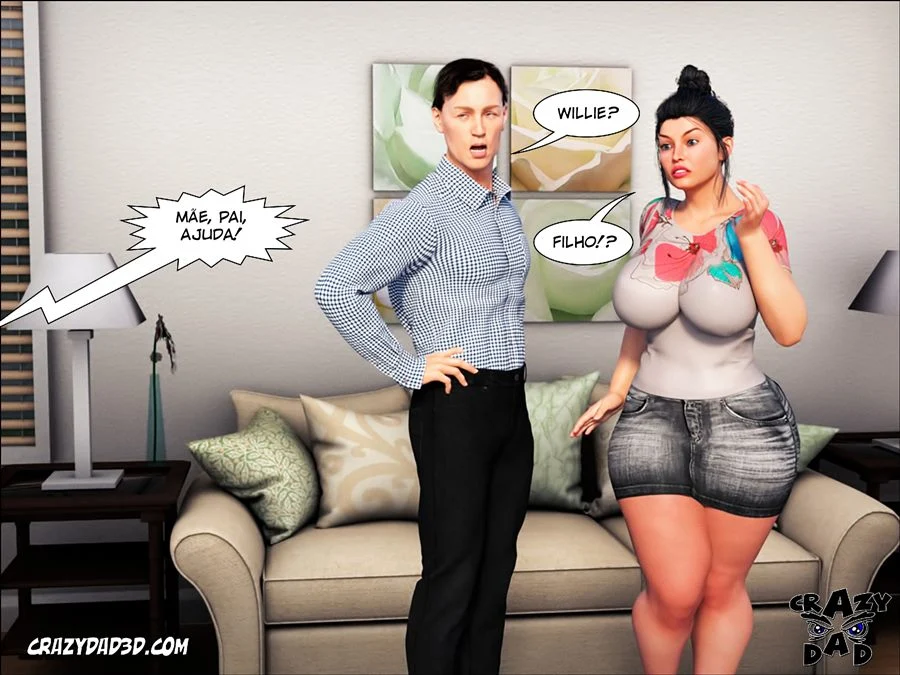 Sexo Explícito: Mãe Safada Ensina Lições Eróticas em HQ Porno