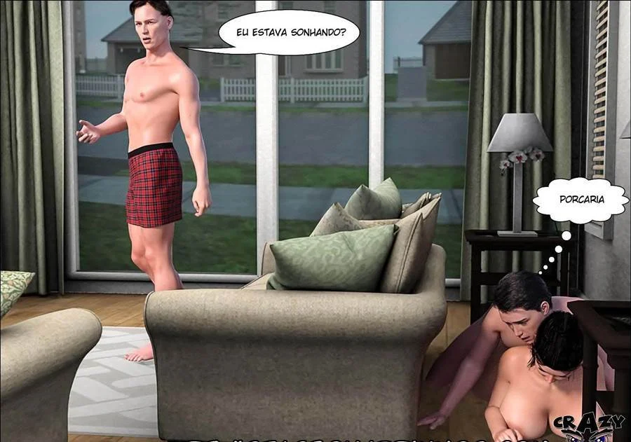 Punheta Explícita com a Mãe Safada em 3D