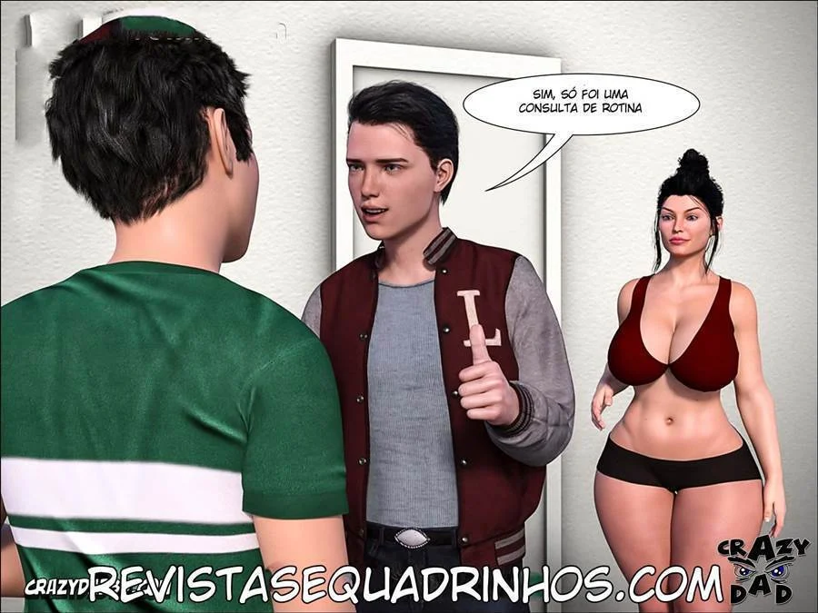 Mamãe Quer Me Ajudar com a Minha BBC - Quadrinhos Eróticos em 3D Explícitos