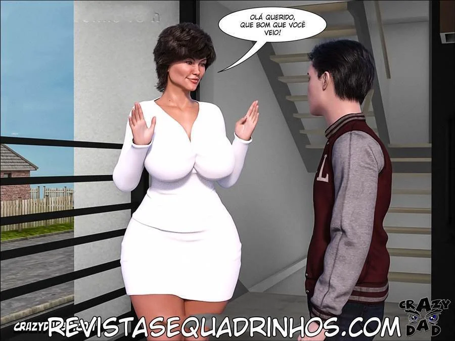 Mamãe Quer Me Ajudar com a Minha BBC - Quadrinhos Eróticos em 3D Explícitos