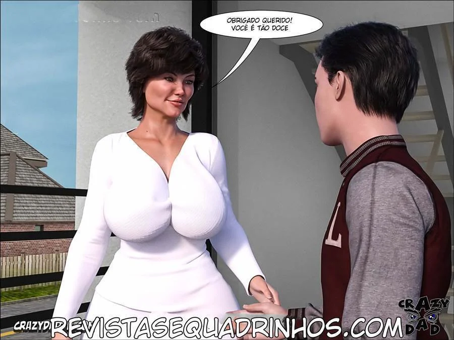 Mamãe Quer Me Ajudar com a Minha BBC - Quadrinhos Eróticos em 3D Explícitos