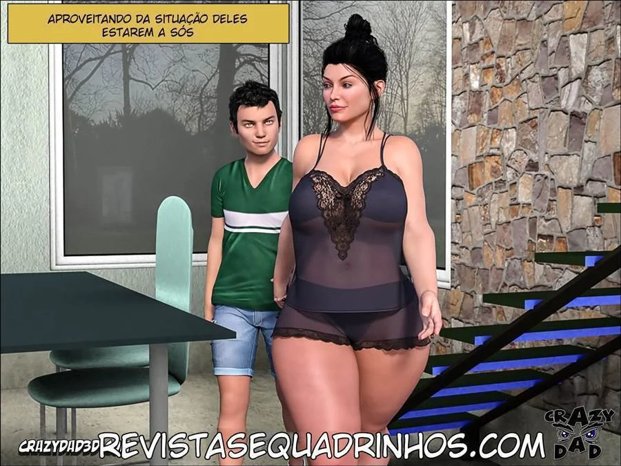 O Melhor Orgasmo de uma Mãe em 3D Explícito e Quente