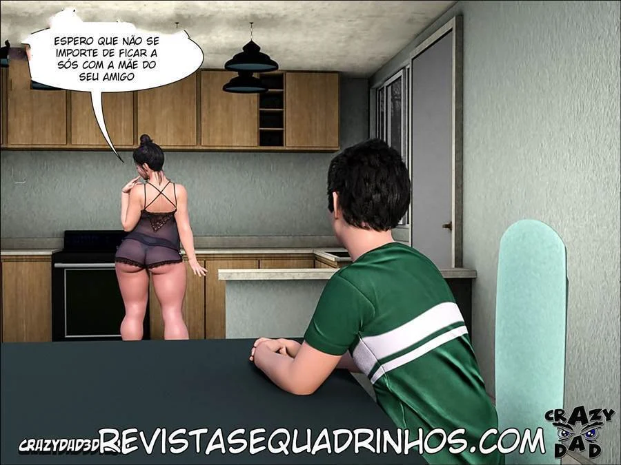 O Melhor Orgasmo de uma Mãe em 3D Explícito e Quente