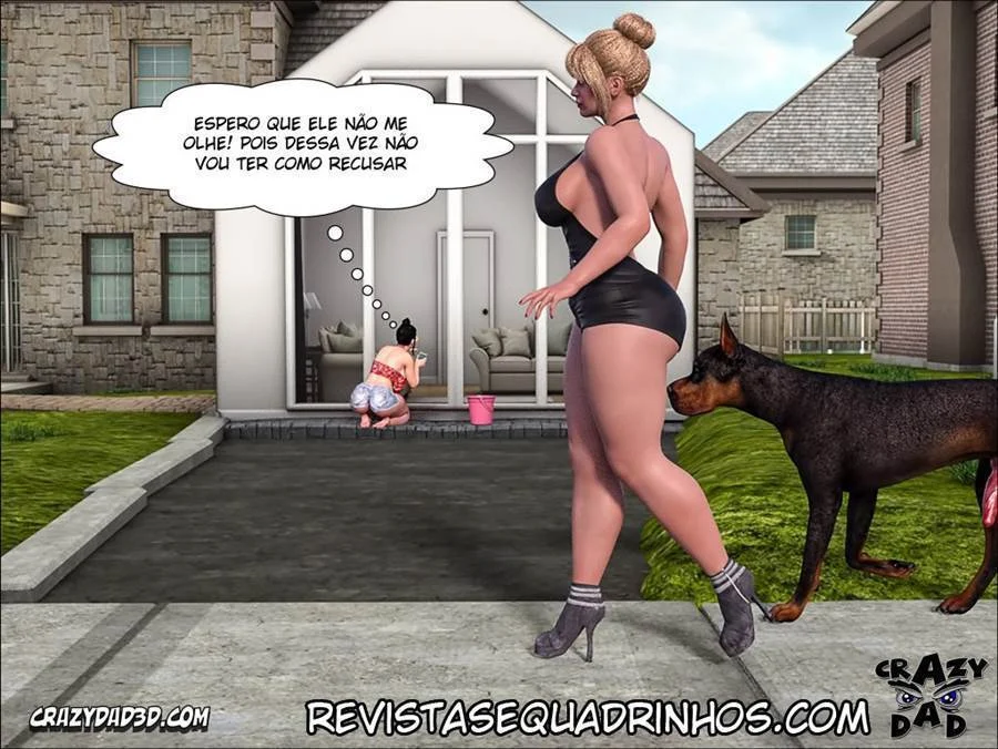 Sexo Explícito com Mãe Safada em HQ 3D Ardente