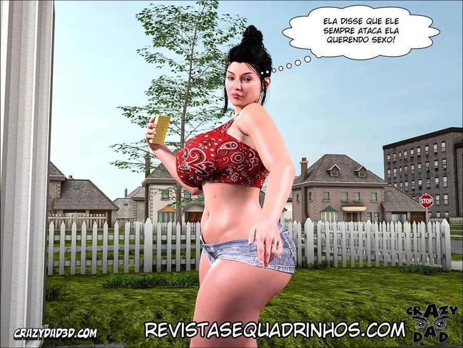 Sexo Explícito com Mãe Safada em HQ 3D Ardente