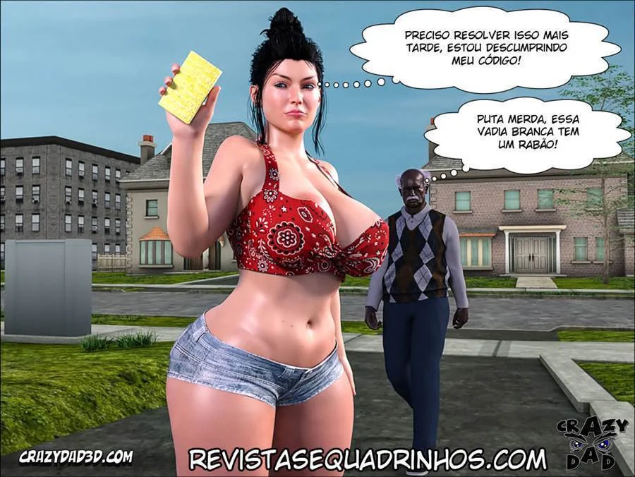 Sexo Explícito com Mãe Safada em HQ 3D Ardente