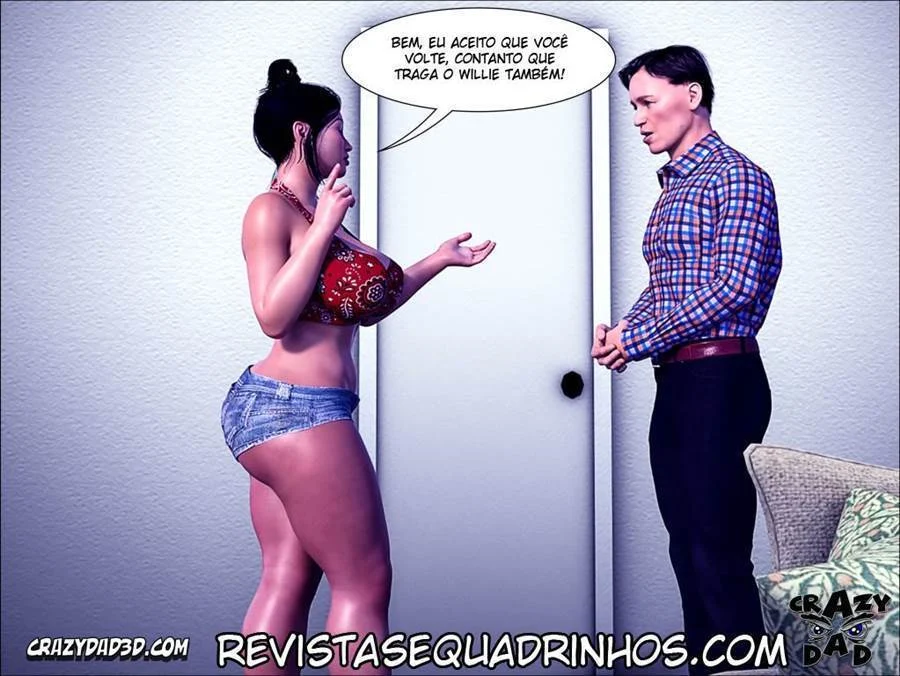 Mamãe Puta em 3D: Ajuda Quente nos Quadrinhos