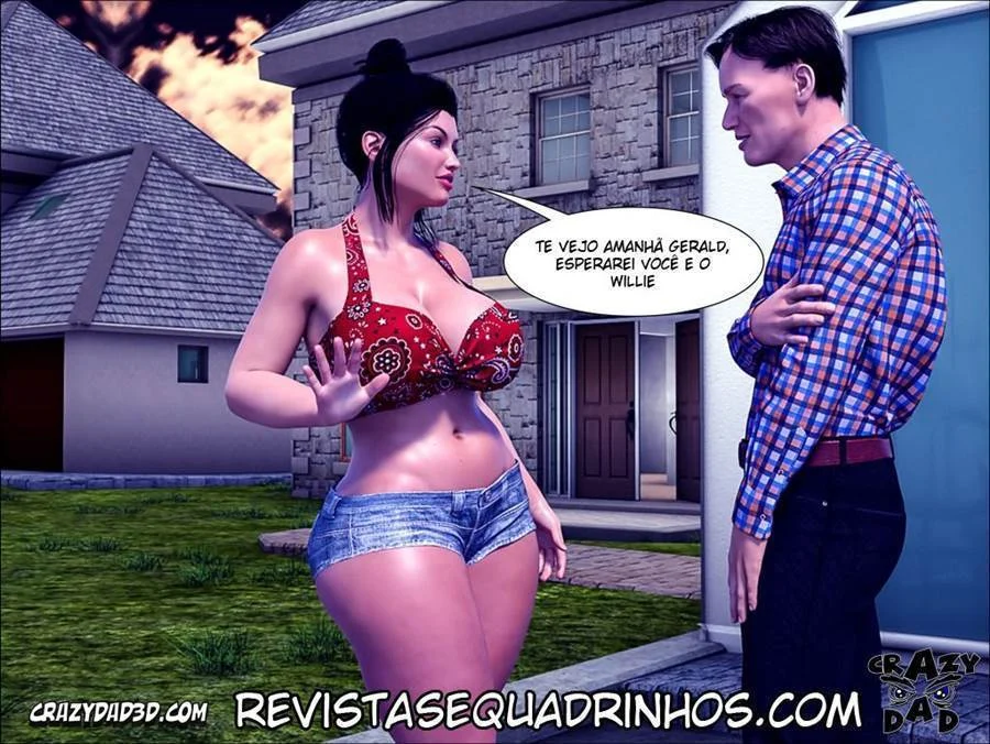 Mamãe Puta em 3D: Ajuda Quente nos Quadrinhos