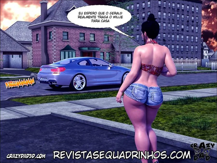 Mamãe Puta em 3D: Ajuda Quente nos Quadrinhos